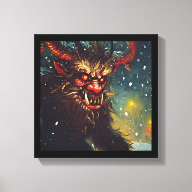 Toile Krampus de Noël 4 (Recto)