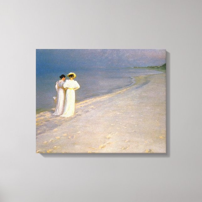 Toile Kroyer's "Summer Afternoon on Skagen Beach" (Recto)