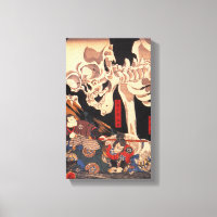 Kuniyoshi Skeleton Canvas Imprimer