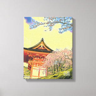 Toile Kyoto Japon Cherry Blossom photographie de voyage