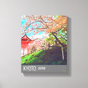 Toile Kyoto Japon Cherry Blossom photographie de voyage