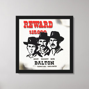 Toile La bande de Dalton