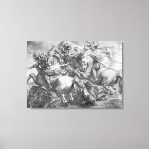 Toile La bataille d'Anghiari après Leonardo da Vinci