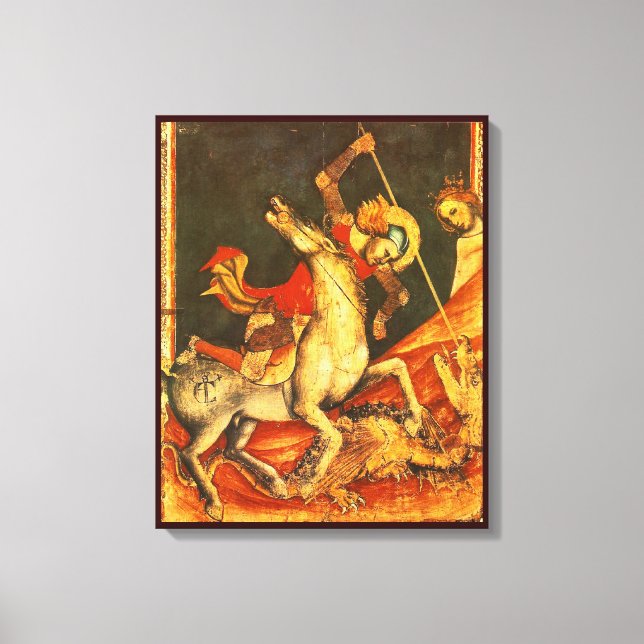 Toile La bataille de Saint George avec le Dragon (Recto)