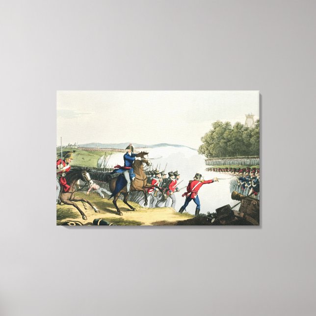 Toile La bataille de Waterloo décidée par le duc de Well (Recto)