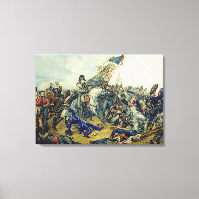 Toile La bataille de Waterloo en 1815, 1831 (Recto)
