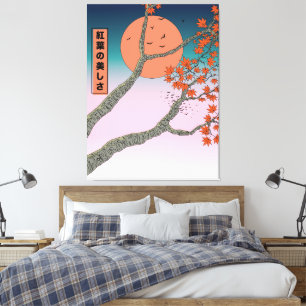 Toile La beauté des feuilles d'érable