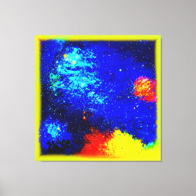 Toile La Beauté des Nebulas et des Galaxies. Commandez d (Recto)