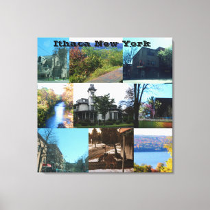 TOILE LA BEAUTÉ D'ITHACA, NEW YORK