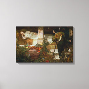 Toile La Belle au Bois Dormant (le prince charmant et sa