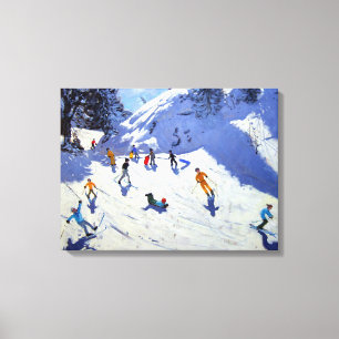 Toile La belle Plagne 2004 de caniveau