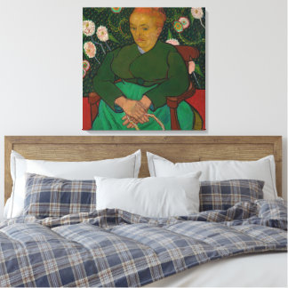 Toile La Berceuse (Femme berçant un berceau- Augustine-A