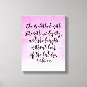 Toile La bible des femmes chrétiennes des proverbes 31