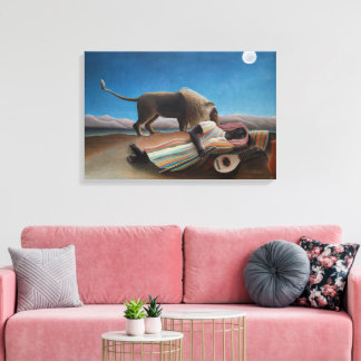 Toile La Bohémienne endormie | Henri Rousseau |