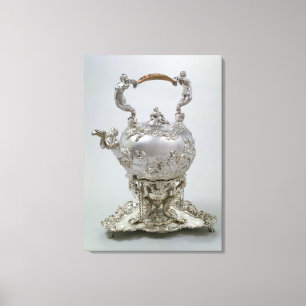 Toile La bouilloire de thé et se tiennent prêt