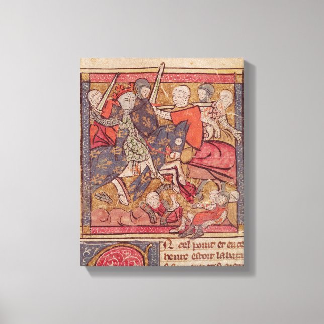 Toile La capture de Ferdinand du Portugal (Recto)