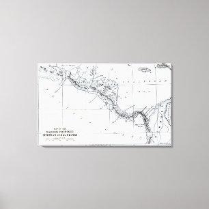 Toile La carte a proposé les itinéraires isthmiens de