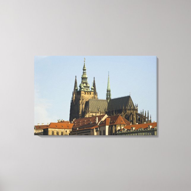 Toile La cathédrale Saint-Guy et le château de Prague, l (Recto)