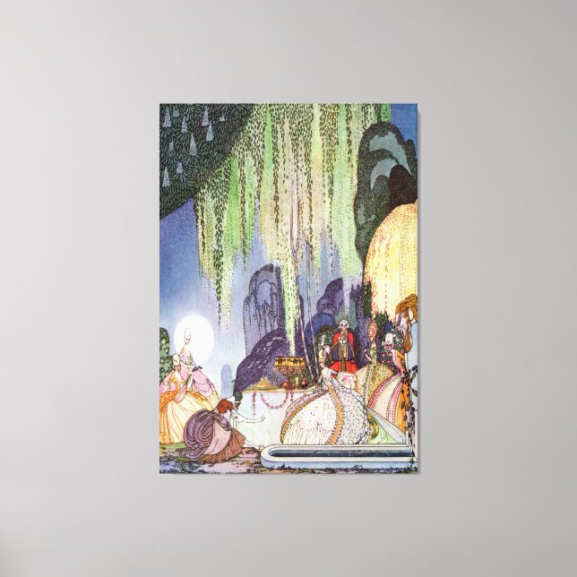 Toile La Cendrillon de Kay Nielsen au bal (Recto)