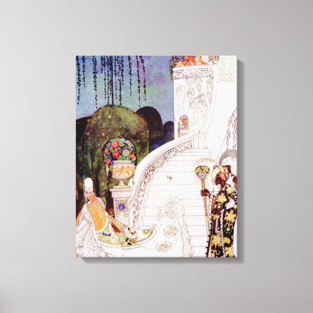 Toile La Cendrillon de Kay Nielsen quitte le bal (Recto)