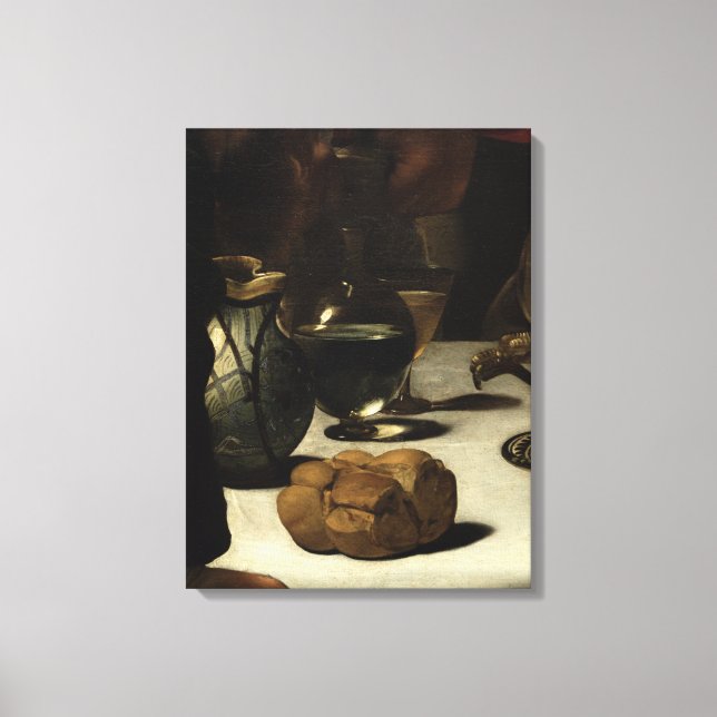 Toile La Cène à Emmaüs, 1601 (Recto)