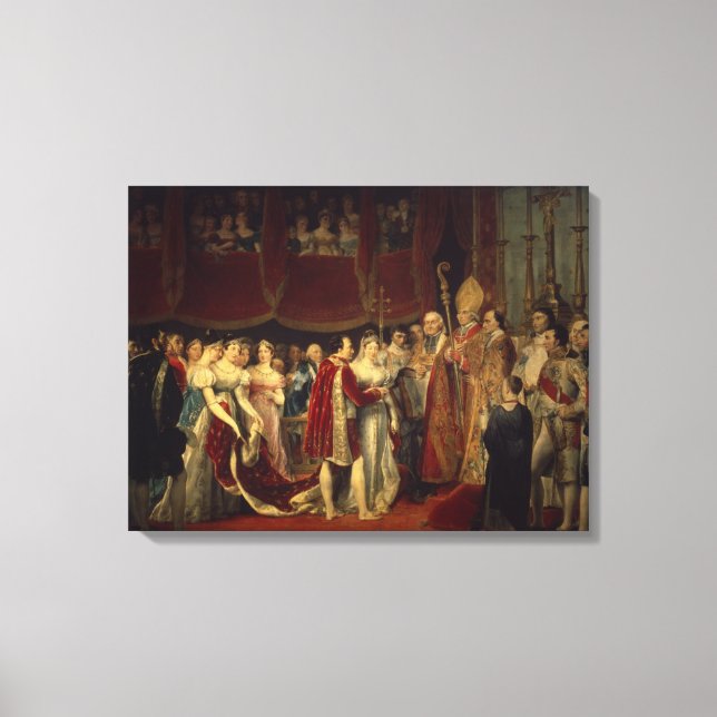 Toile La cérémonie du mariage (Recto)