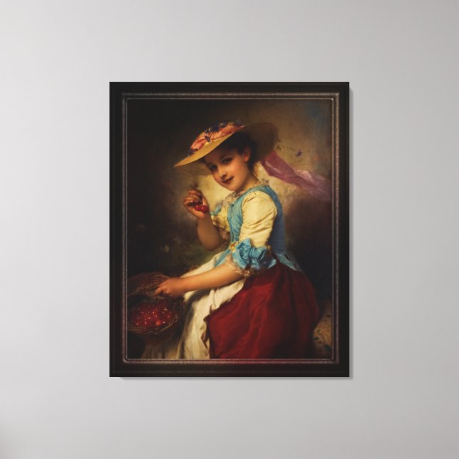 Toile La cerise de Adolphe Piot (Recto)