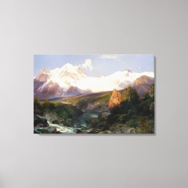 Toile La chaîne de Teton (Recto)