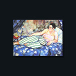 Toile La Chambre Bleue De Suzanne Valadon<br><div class="desc">La Chambre Bleue De Suzanne Valadon</div>