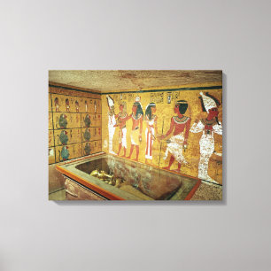 Toile La chambre d'inhumation dans la tombe de Toutankha