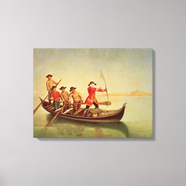 Toile La chasse au canard (Recto)