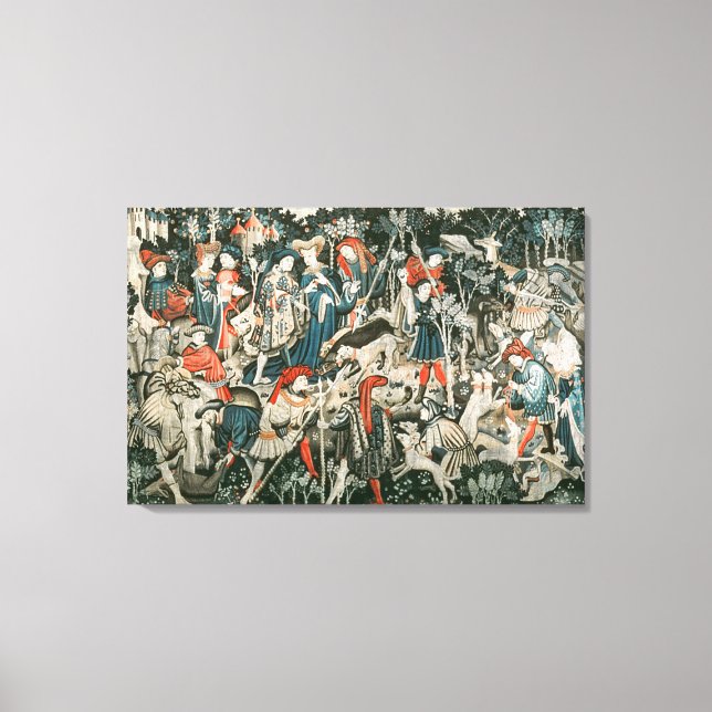 Toile La chasse aux tapisseries du Devonshire (Recto)