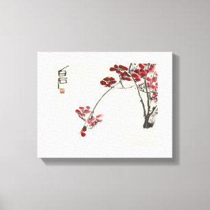 Toile La Chine antique Peinture-Qi Wintersweet