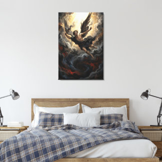 Toile La Chute de Lucifer du Ciel