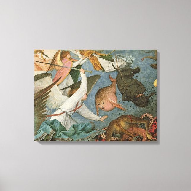 Toile La chute des anges rebelles, 1562 (Recto)
