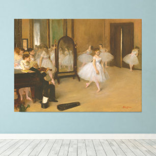 Toile La classe de danse (1870) Edgar Degas