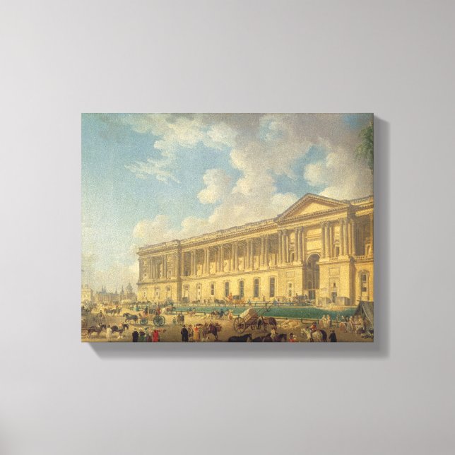 Toile La Colonnade du Louvre. vers 1770 (Recto)