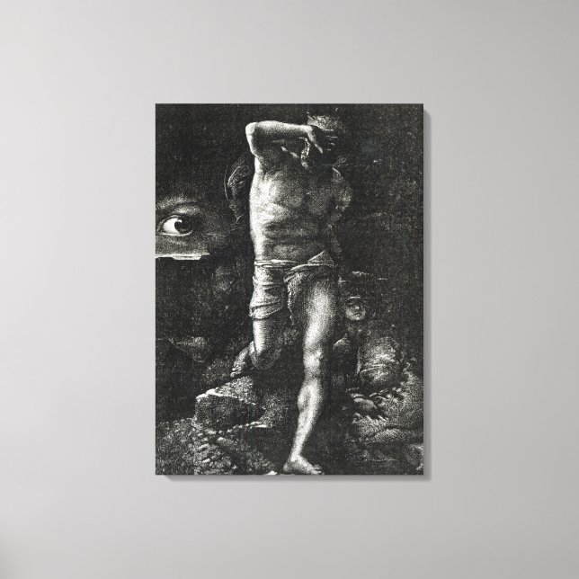 Toile La conscience ou, la pluie oculaire (Recto)