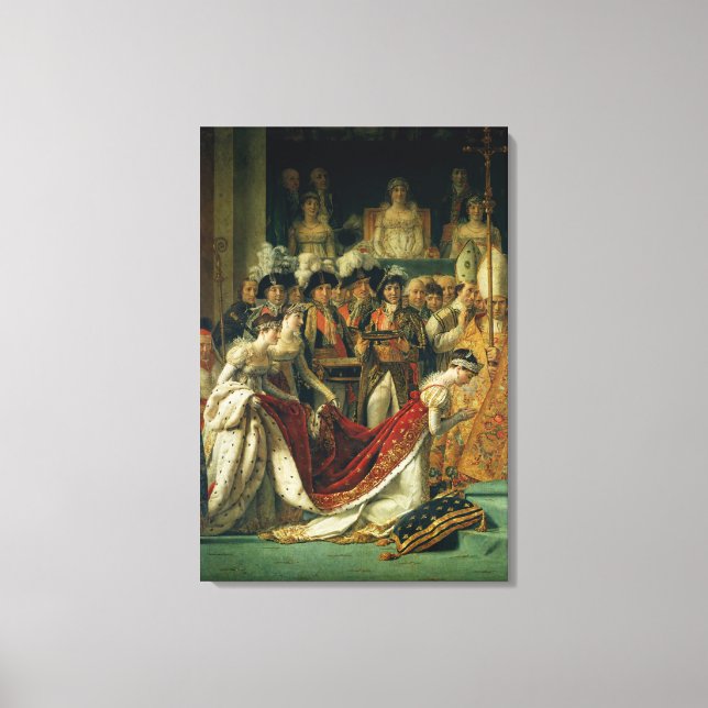 Toile La consécration de l'empereur Napoléon (Recto)