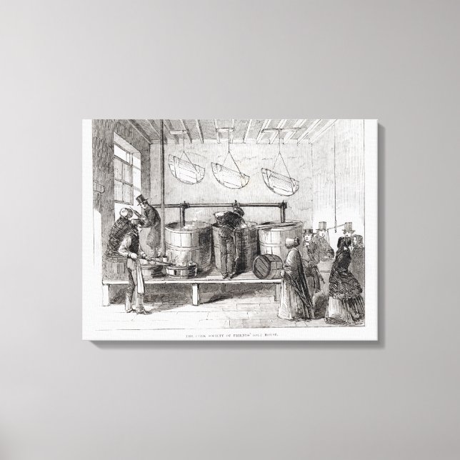 Toile La Cork Society of Friends' Soup House (Recto)