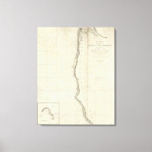 Toile La côte de l'Amérique du nord-ouest