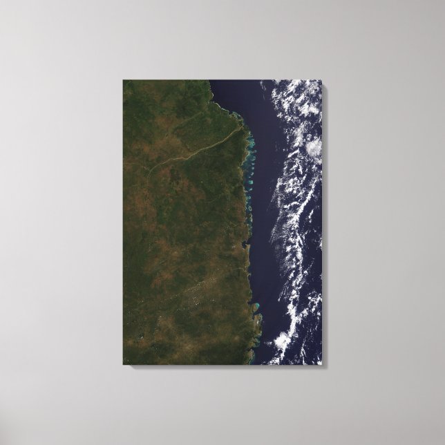 Toile La côte du Mozambique (Recto)