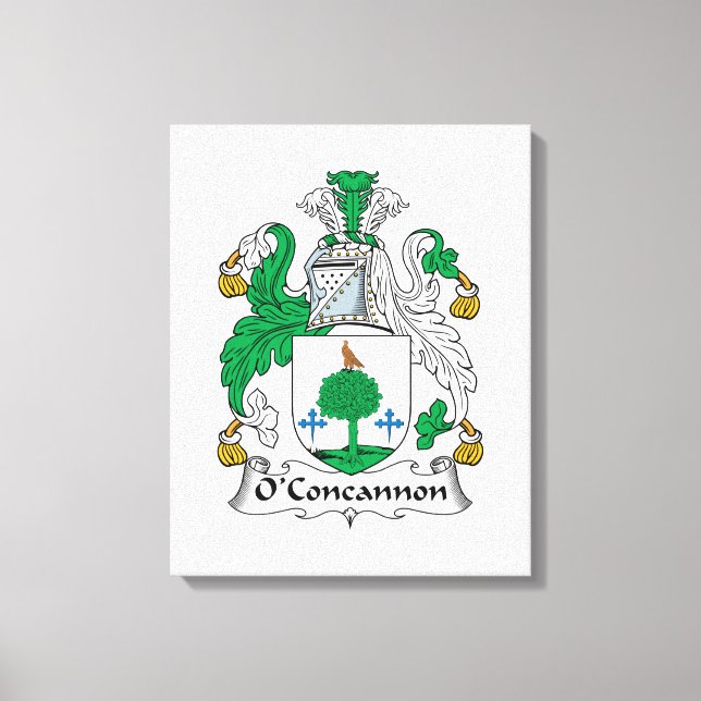 Toile La crête de la famille O'Concannon (Recto)