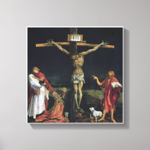 TOILE LA CRUCIFIXION DU MORCEAU D'AUTEL D'ISENHEIM