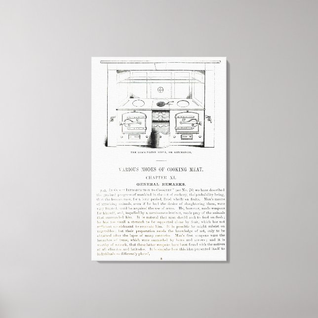 Toile La cuisinière Leamington ou Kitchener (Recto)