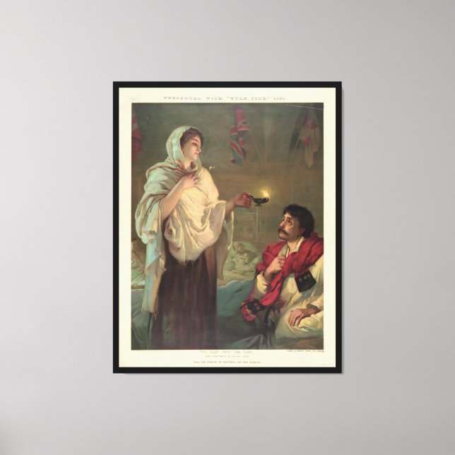 Toile La Dame avec la Lampe (Florence Nightingale) (Recto)