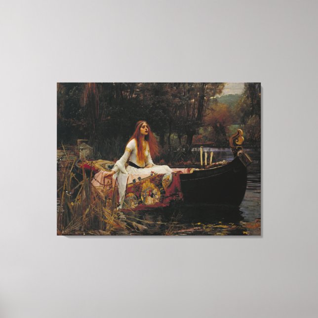 Toile La Dame de Shalott (Recto)