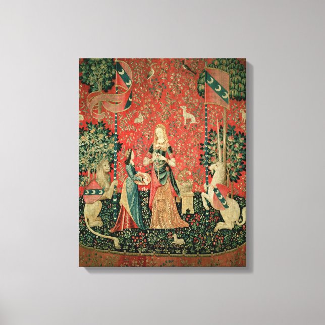 Toile La Dame et la licorne : 'Odeur' (Recto)