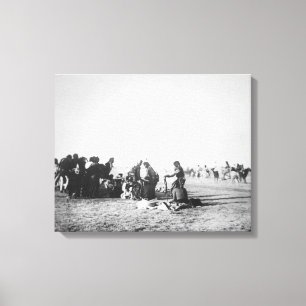 Toile La danse de fantôme, le Dakota du Sud, 1890 (phot