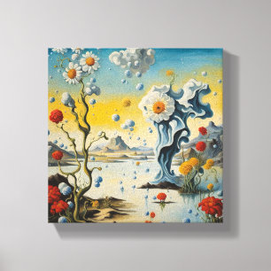 Toile La danse des fleurs et des grêlons